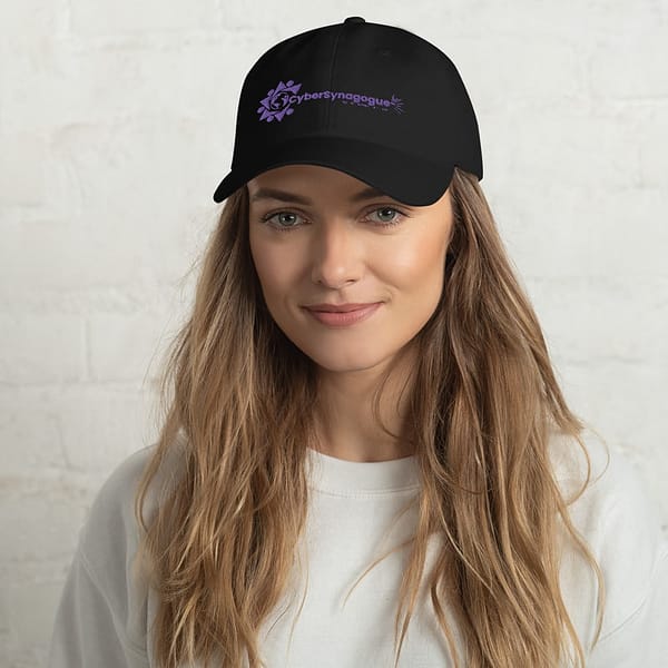 Classic dad hat black front