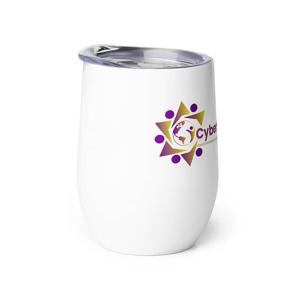 Wine tumbler white left