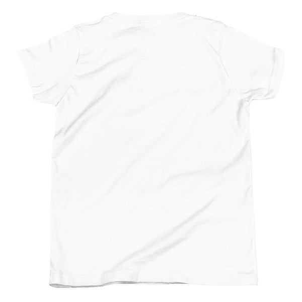 Youth staple tee white